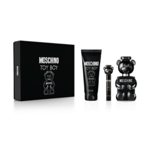 Moschino Toy Boy Set - Eau de Parfum 100 ml + Body Gel 100 ml + Travel Spray 10 ml