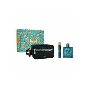 Kit Neceser Versace Eros - Eau de Toilette 100 ml + Travel Spray 10 ml + Neceser Exclusivo